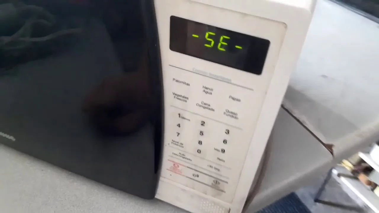 Codigos de error en horno microondas Samsung